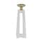 CosmoLiving by Cosmopolitan White Ceramic Modern Candle Holder Set